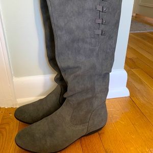 Grey Knee High Boots Women’s 7.5